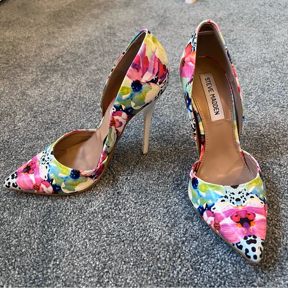 Steve Madden Multicolored Pointed Toe D’orsay Sti… - image 1
